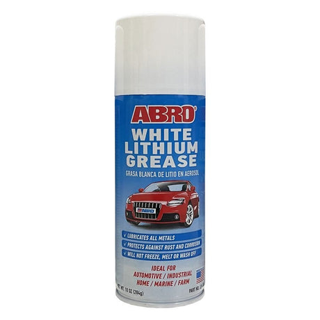 White Lithium Grease Protects Against Rust & Corrosion - ABRO