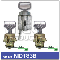 Ignition Barrel & Door Set NID183B - Nice Products | Universal Auto Spares