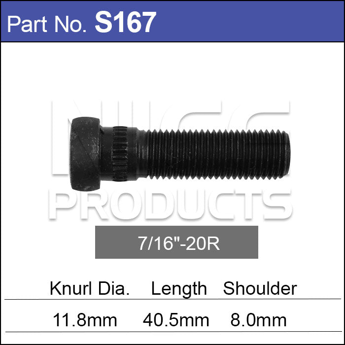 Wheel Stud S167 - Nice Products | Universal Auto Spares
