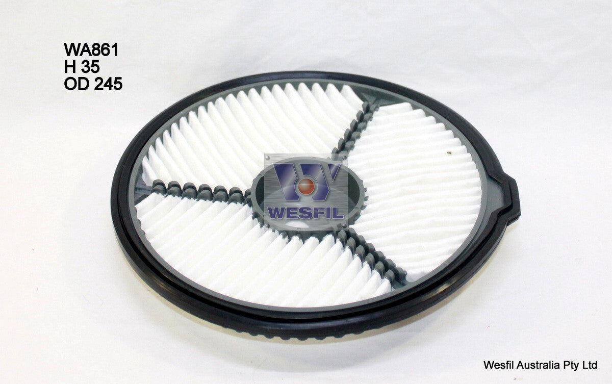 Air Filter A1240 Fits Holden/Suzuki WA861 - Wesfil