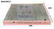 Cabin Filter Fits VW WACF0011 - Wesfil
