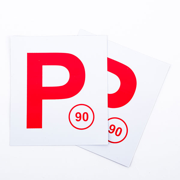 Magnetic P Plate Red NSW 2 Pack - Handy Automotive