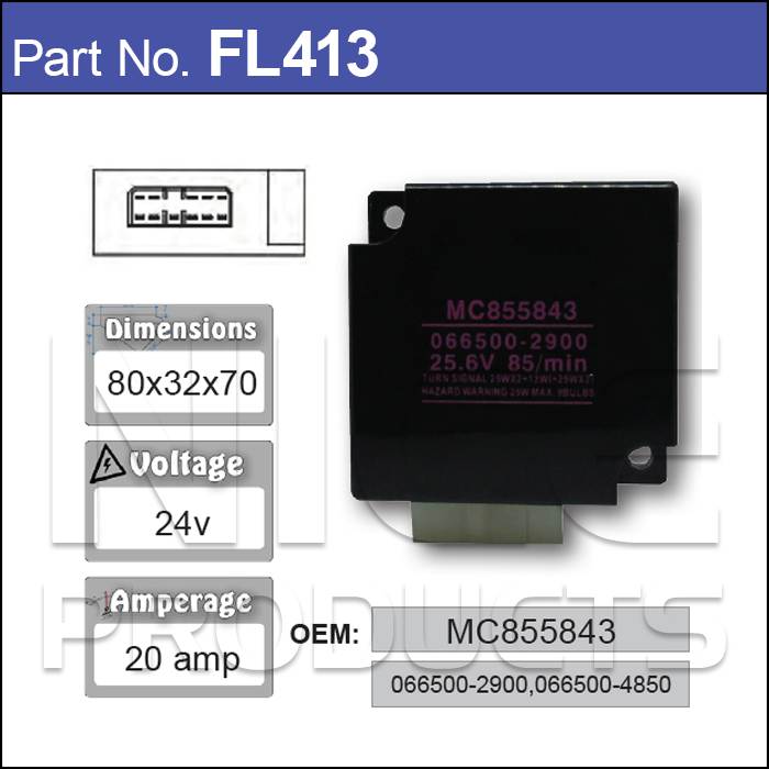 Flasher Unit FL413 - Nice Products | Universal Auto Spares