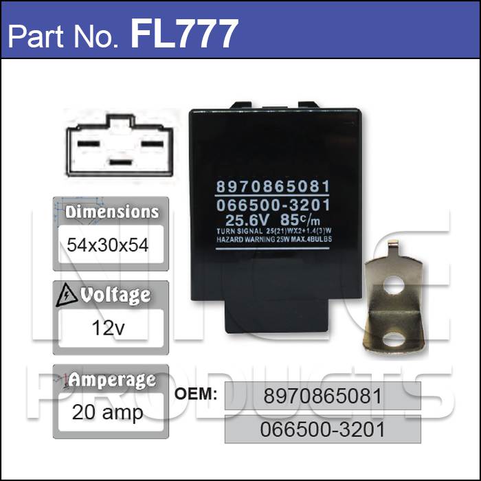 Flasher Unit FL777 - Nice Products | Universal Auto Spares