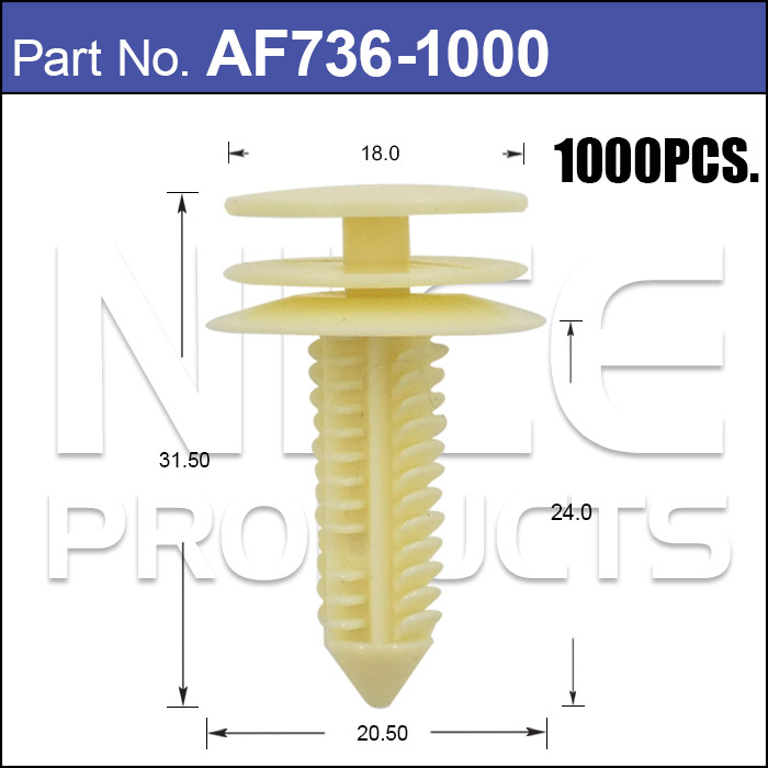 Fasteners Bag 1000 AF736-1000 - Nice Products | Universal Auto Spares