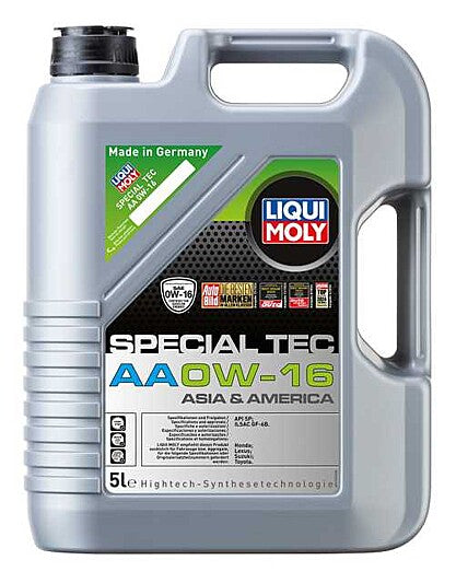 Special Tec AA 0W-16 5L Synthetic Technology - LIQUI MOLY | Universal Auto Spares
