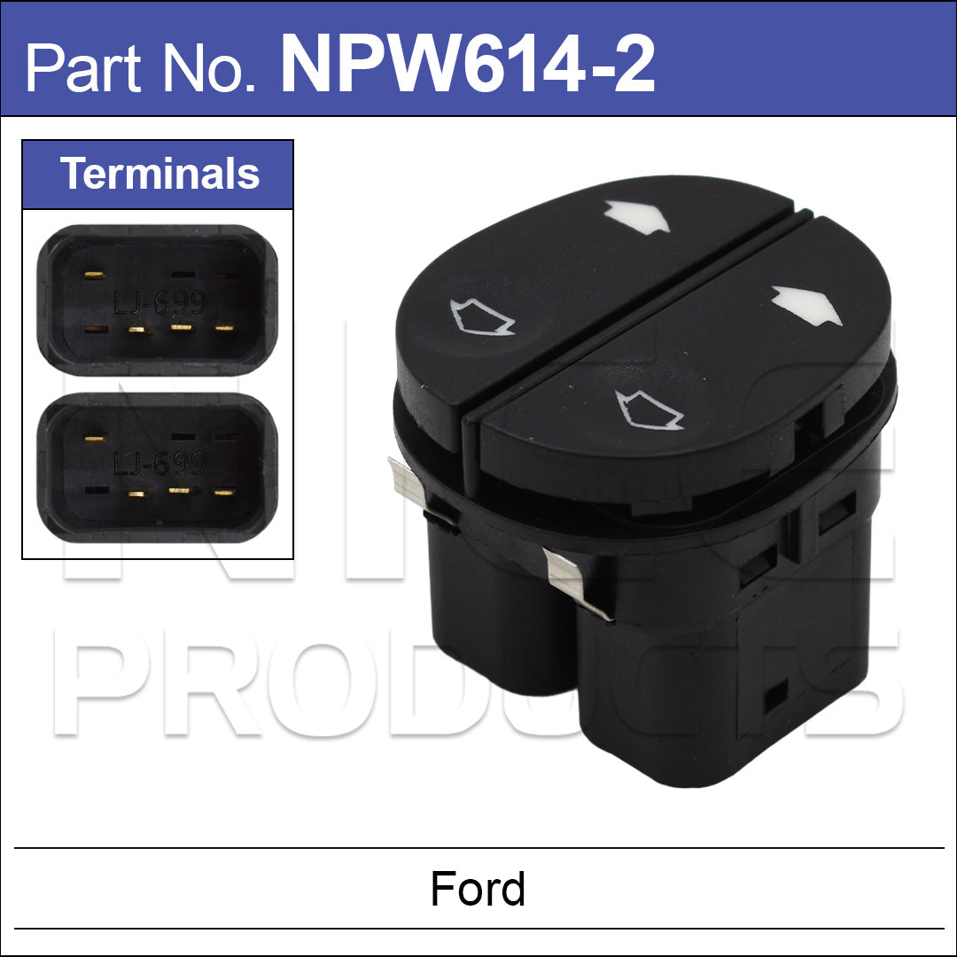 Power Window 2 Window NPW614-2 - Nice Products | Universal Auto Spares