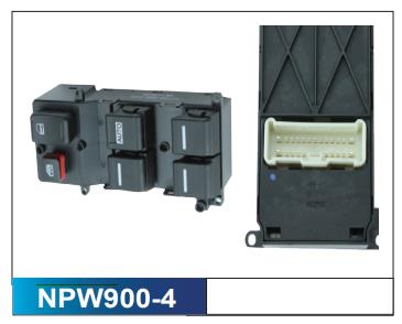 Power Window Switch NPW900-4 - Nice Products | Universal Auto Spares