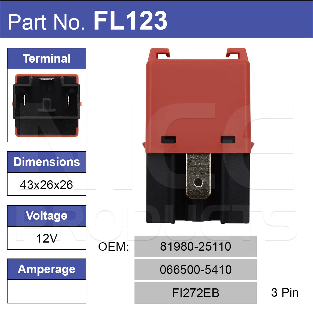 Flasher FL123 - Nice Products | Universal Auto Spares