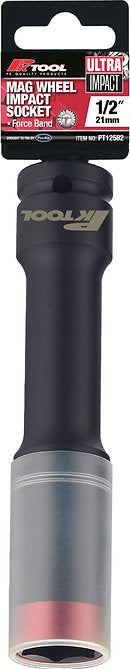 21mm 1/2” DR Thin Wall Deep Impact 150mm Mag Wheel Socket - PKTool