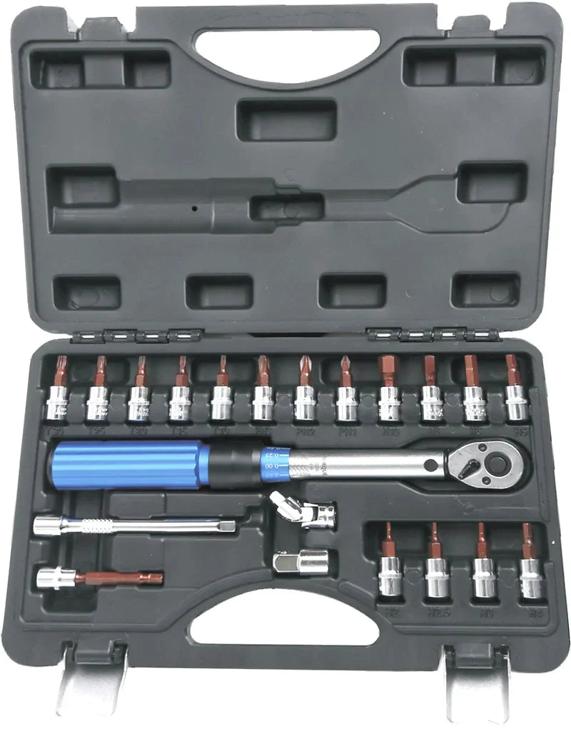 21pc 1/4” Dr Torque Wrench Set - PKTools