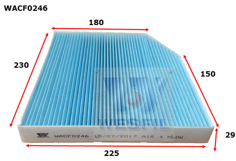 Cabin Filter RCA377P Fits Haval WACF0246 - Wesfil