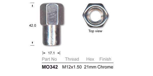 Mag Nuts MO342-100 - Nice Products | Universal Auto Spares