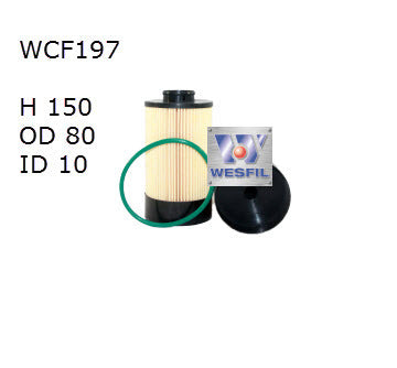 Diesel Fuel Filter R2705P Fits Iveco WCF197 - Wesfil