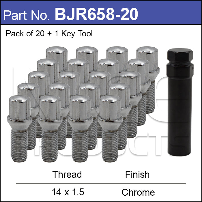 Wheel Nuts pk20 BJR658-20 - Nice Products | Universal Auto Spares