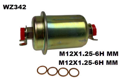 EFI Fuel Filter Z342 Fits Hyundai WZ342 - Wesfil
