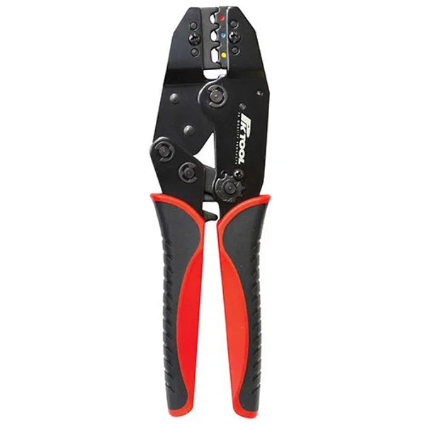230mm (9”) Heavy Duty Ratchet Insulated Terminal Crimping Tool - PKTool