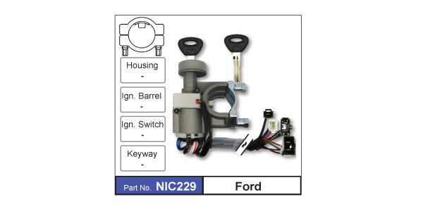 Lock & Switch NIC229 - Nice Products | Universal Auto Spares