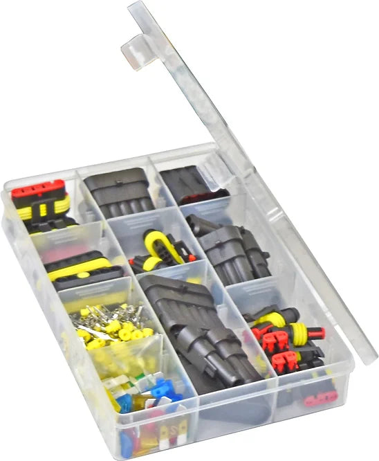 240 Piece Waterproof Wire Connector & Fuse Assortment - PKTool