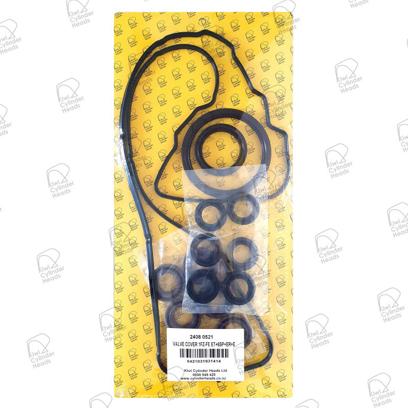 Rocker Cover Set (x2 variants of Spark plug seals) Toyota 1FZ - FE 24080521 - Kiwi Cylinder Heads - Valve & Rocker Covers - Kiwi Cylinder Heads