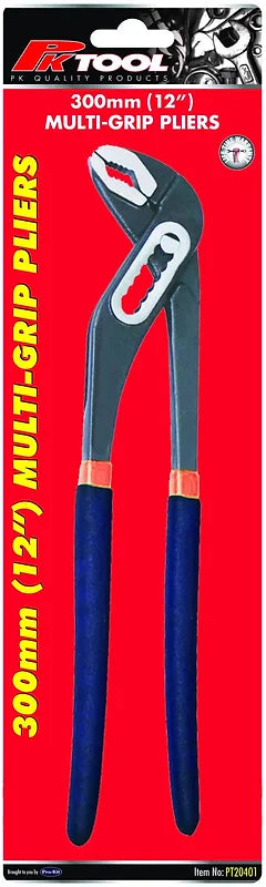 250mm (10”), 300mm (12”) & 400mm (16") Quick Adjust Multi-Grip Plier - PKTool