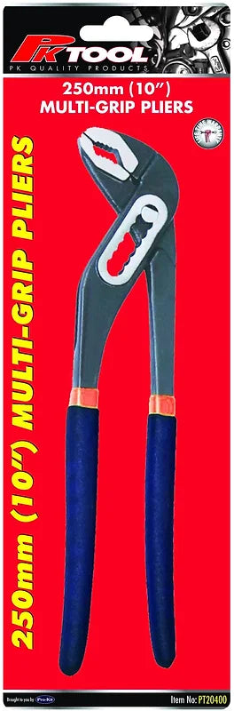250mm (10”), 300mm (12”) & 400mm (16") Quick Adjust Multi-Grip Plier - PKTool