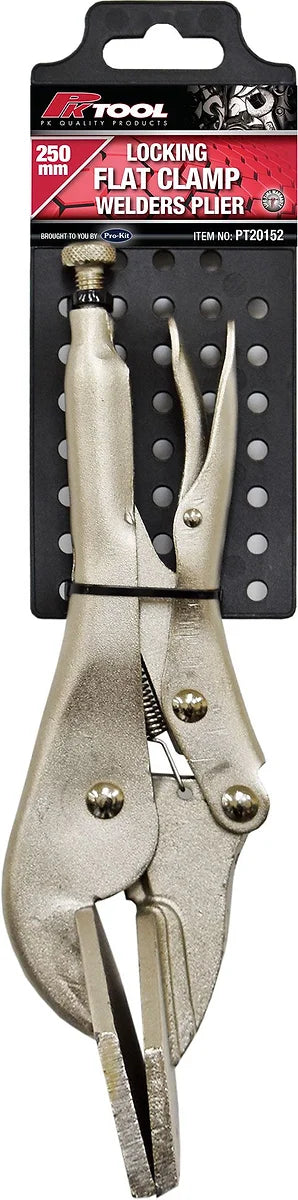 250mm (10") Locking Flat Clamp Welders Pliers - PKTool