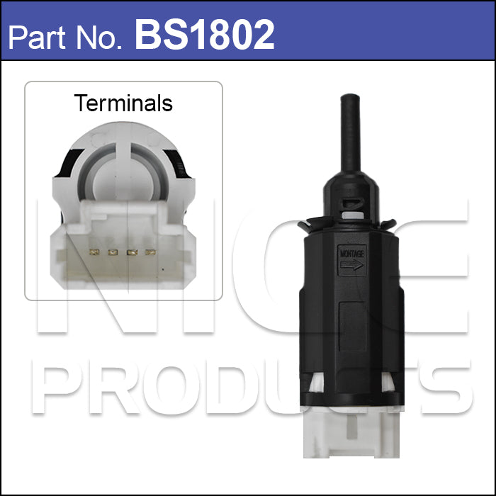 Brake Light Switch BS1802 - Nice Products | Universal Auto Spares