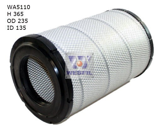 Air Filter HDA5881 Fits Isuzu WA5110 - Wesfil