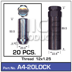 Lock Nuts A4-Pack of 20 - Nice Products | Universal Auto Spares