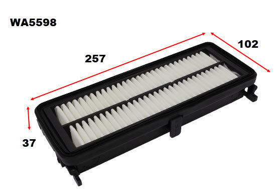 Air Filter Fits Kia WA5598 - Wesfil