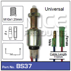 Brake Light Switch BS37 - Nice Products | Universal Auto Spares