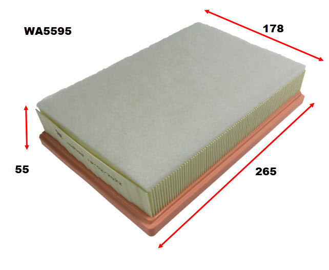 Air Filter Fits Volvo WA5595 - Wesfil