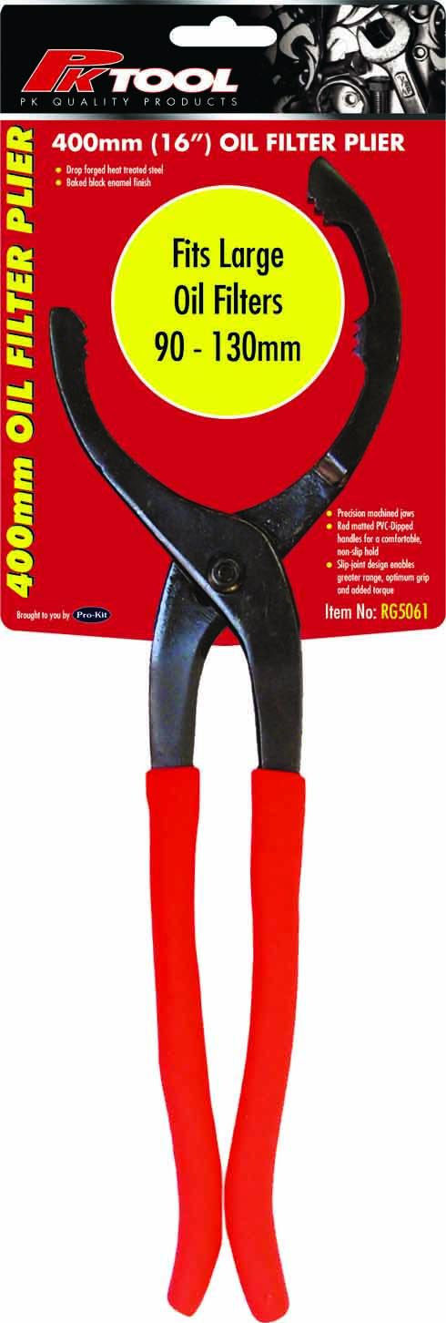 280mm (11") & 400mm (16") Oil Filter Claw Plier - PKTool 400mm (16")