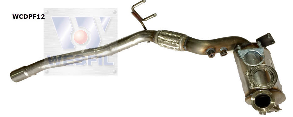 Diesel Particulate Filter (DPF) RPF212 Fits Volkswagen WCDPF12 - Wesfil