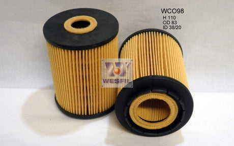 Oil Filter Fits VW WCO98 - Wesfil