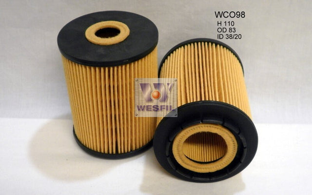 Oil Filter Fits VW WCO98 - Wesfil