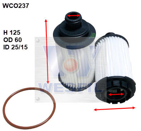 Oil Filter R2865P Fits Holden WCO237 - Wesfil