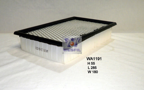 Air Filter A1498 Fits Ford WA1191 - Wesfil