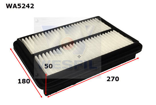 Air Filter A1757 Fits Hyundai WA5242 - Wesfil