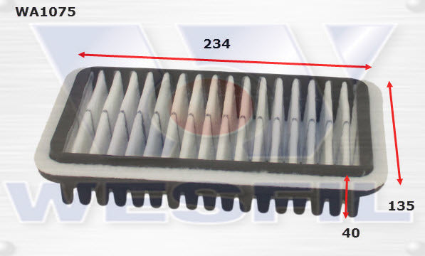 Air Filter Fits Suzuki WA1075 - Wesfil