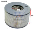 Air Filter HDA6050 Fits Toyota WA5030 - Wesfil