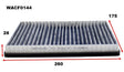 Cabin Filter Fits Volvo WACF0144 - Wesfil