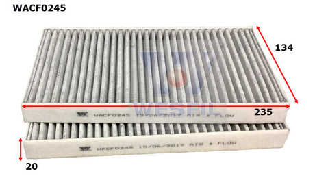 Cabin Filter RCA405MS Fits Haval WACF0245 - Wesfil