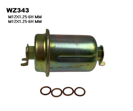 EFI Fuel Filter Z343 Fits Hyundai WZ343 - Wesfil