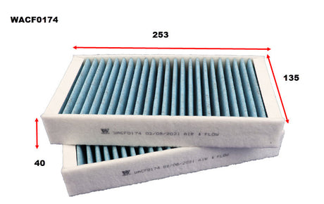 Cabin Filter RCA254C Fits Mercedes WACF0174 - Wesfil