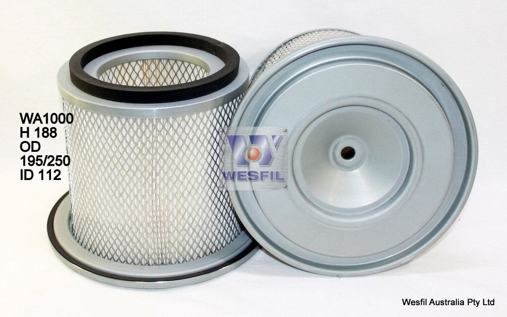 Air Filter HDA5858 Fits Nissan WA1000 - Wesfil