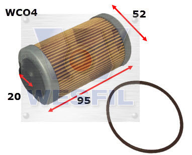 Oil Filter R2605P Fits Holden WCO4 - Wesfil
