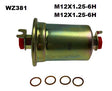 EFI Fuel Filter Z381 Fits Toyota WZ381 - Wesfil