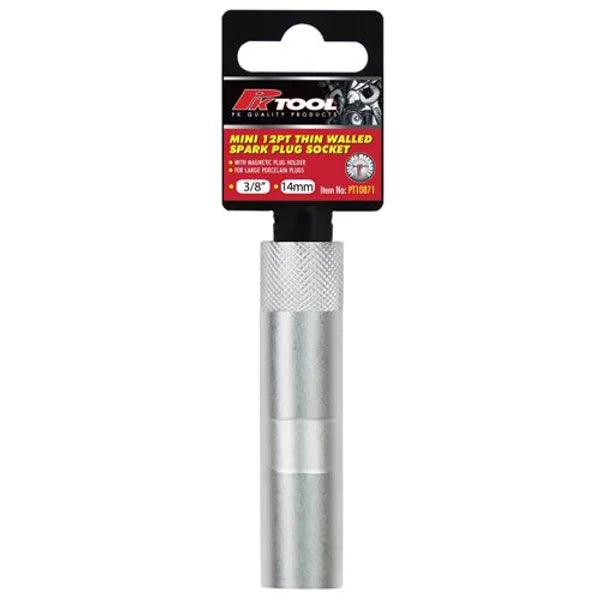 3/8” Drive 12PT CR-V 14mm Mini Thin Walled 90mm - PKTool